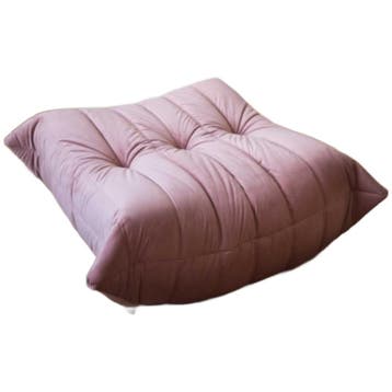 Togo Ottoman Samt Perlrosa Van Michel Ducaroy, Huis en Inrichting, Fauteuils, Verzenden, Zo goed als nieuw, Modern