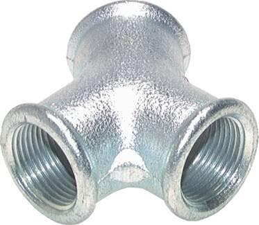 Rp 3/4'' Verzinkt Gietijzeren Y-stuk 25 Bar, Doe-het-zelf en Bouw, Overige Doe-Het-Zelf en Bouw, Verzenden