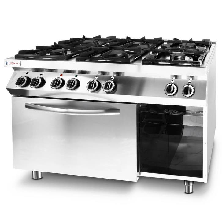 Fornuis + Heteluchtoven | KitchenLine | Gas/Elektrisch | 6, Zakelijke goederen, Horeca | Keukenapparatuur, Nieuw in verpakking