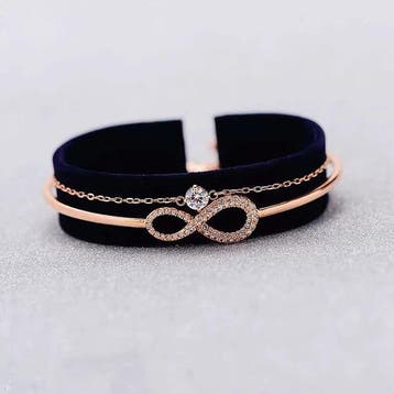 Swarovski - kristal - Armband - Infinity Armband