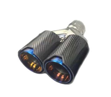 EMBOUT DÉCHAPPEMENT GAUCHE BMW LOOK M PERFORMANCE BLEUE CAR, Verzenden