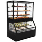 Wandmeubel (Gekoeld + Verwarmd) | INTEGRA COMBI | Zwart |, Verzenden, Nieuw in verpakking