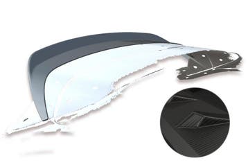 Achtervleugel met ABE voor Opel Corsa F HF647-M, Auto-onderdelen, Verzenden, Nieuw