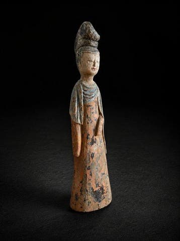 Oud Chinees, Tang-dynastie Terracotta Figuur - 26 cm