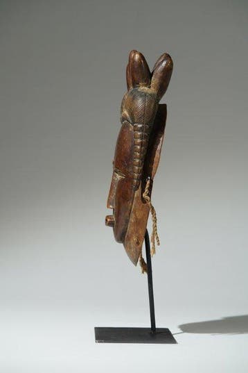 Een houten masker - Baule - Ivoorkust (Zonder minimumprijs)