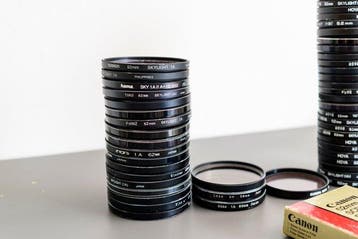 Canon, Hoya, Kenko, Vivitar, Tamron, Prinz, Cokin Grote, Nieuw