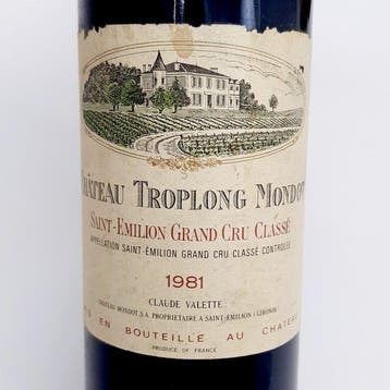 1981 Chateau Troplong Mondot - Saint-Émilion Grand Cru, Nieuw