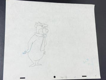 Hanna-Barbera - originele animatietekening - The Yogi Bear