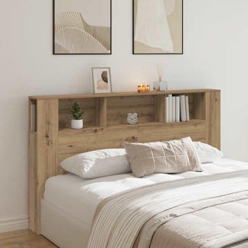 vidaXL Hoofdbordkast 180x18,5x102,5 cm bewerkt hout, Huis en Inrichting, Verzenden, Nieuw