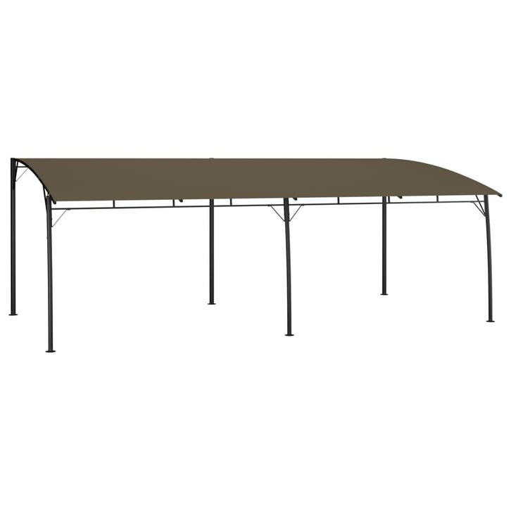 vidaXL Zonneluifel 6x3x2,55 m taupe, Jardin & Terrasse, Tonnelles, Envoi