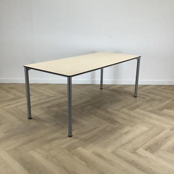 Eromes kantinetafel 180x80 cm,  ahorn - grijs, Gebruikt, Bureau