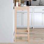 vidaXL Bartafel 50x50x110 cm massief grenenhout, Huis en Inrichting, Verzenden, Nieuw