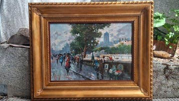 Antonio Gravina (1934-2011) - En la orilla del Sena. París