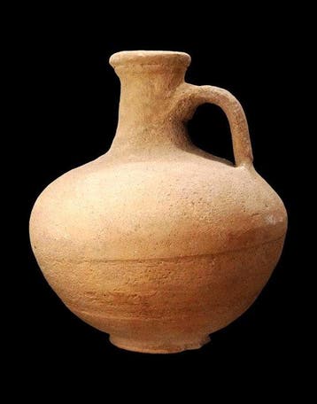 Oud-Romeins Terracotta - kruik met oor - Punische periode -, Verzamelen