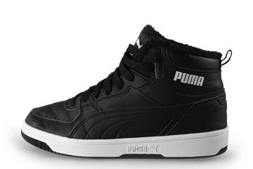 Puma Hoge sneakers in maat 39 Zwart, Zwart, Sneakers, Gedragen, Puma