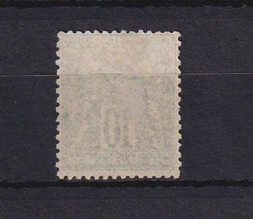 Frankrijk 1876 - Zeldzaam in mintstaat, type II, sage 10c -, Gestempeld