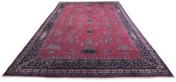 Agra Klassik Design - Vloerkleed - 360 cm - 270 cm -, Nieuw