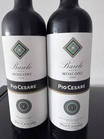 2019 & 2020 Pio Cesare, Mosconi - Barolo - 2 Flessen (0.75, Nieuw