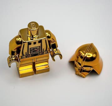 Lego Minifiguur - Star Wars - Lego Chrome Bronze Darth Vader
