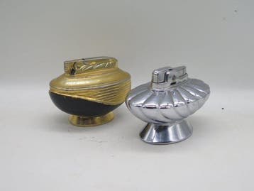 Zonder minimumprijs - Aansteker - Messing, Emaille, Chrome -, Nieuw