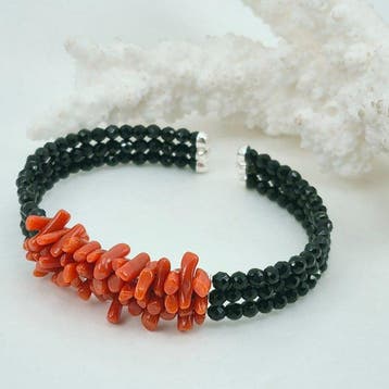 Koraal - Zilver, Zonder reservering - Armband - CORALLO