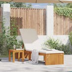 vidaXL Ligstoel Olie Natuurlijk 200 x 55 x 94 cm Massief, Verzenden, Nieuw
