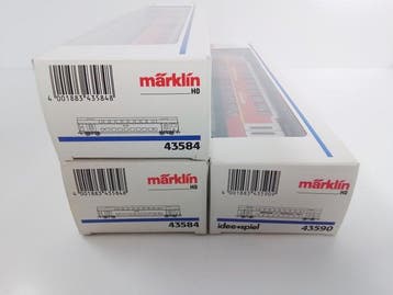 Märklin H0 - 43584/43590 - Train miniature (3) - 3 x