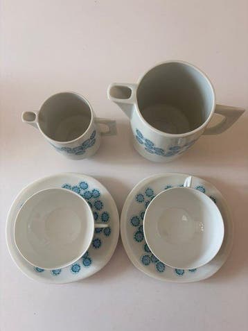 Christofle, Bernardaud & Co. Limoges - Theeservies (6) -, Antiek en Kunst