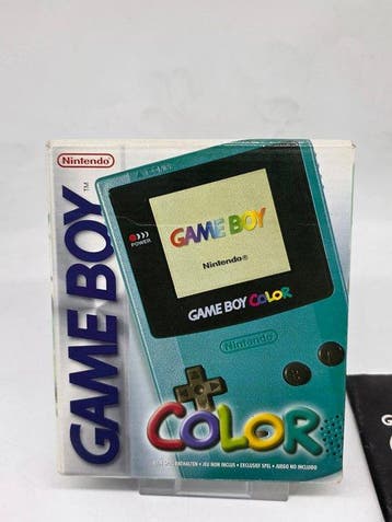 Nintendo - Rare Gameboy Color GBC Limited Edition TEAL, Nieuw