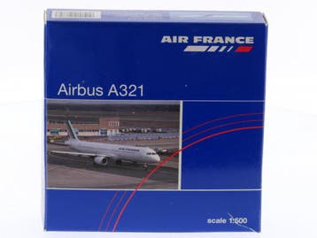 Schaal 1:500 Herpa 508827 Airbus A321 Air France Reg. F-G..., Ophalen of Verzenden