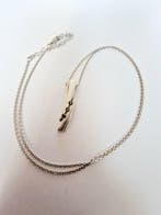Zonder minimumprijs - Ketting met hanger Zilver - 0.15ct.