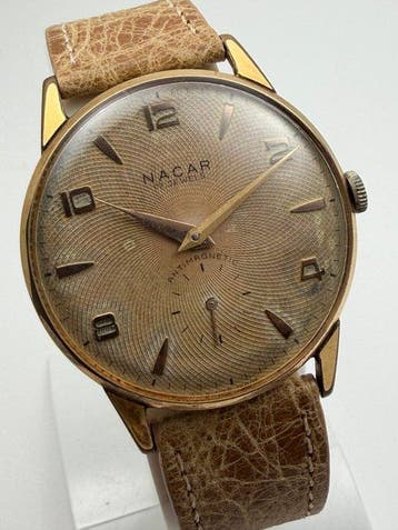 Nacar - AS 1130 / 17 Jewels – Manual Wind – Textured Dial -