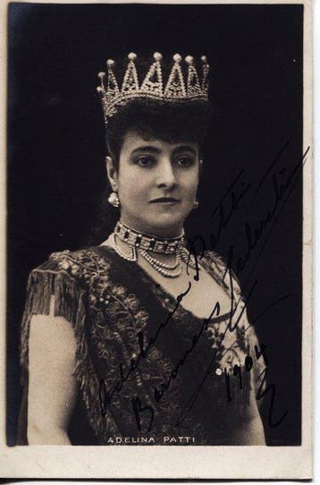 Adelina Patti (1843-1919, Italian Soprano) - VINTAGE SIGNED, Nieuw