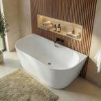 Ligbad Isia  170 x 75 x 60 cm Half Vrijstaand Bad wit, Verzenden, Nieuw