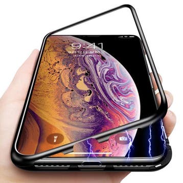 iPhone XS Max Magnetisch 360° Hoesje met Tempered Glass -, Verzenden, Nieuw