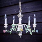 Kroonluchter - IJzer - Tole rozen