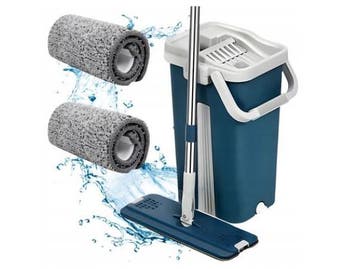 Veiling - Dweil systeem met emmer blauw