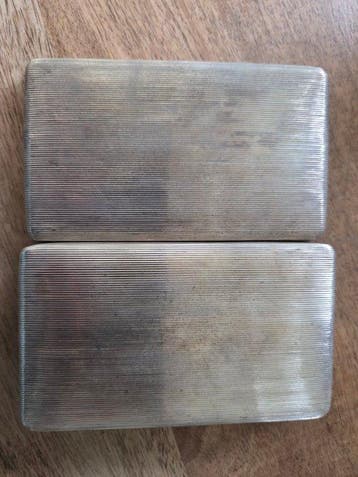 Doos - .833 zilver - Zilveren tabaksdoos