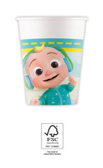 Cocomelon Bekers Karton 200ml 8st, Hobby & Loisirs créatifs, Articles de fête, Envoi