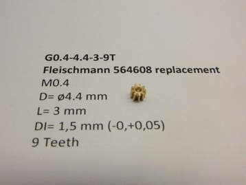 micromotor G0.4-4.4-3-9T tandwiel, Overige merken, Gelijkstroom, Verzenden, Overige typen