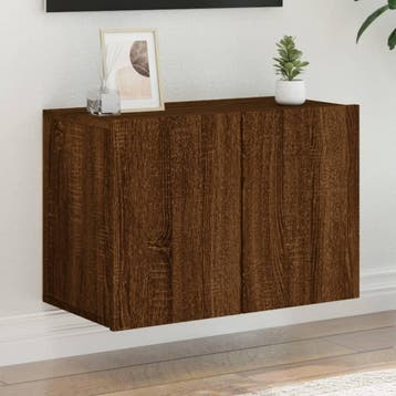 vidaXL Tv-meubel wandgemonteerd 60x30x41 cm bruin eikenkleur, Verzenden, Nieuw