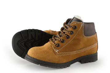 Leone Veterboots Jongens in maat 23 Bruin, Verzenden, Jongen of Meisje, Schoenen, Zo goed als nieuw