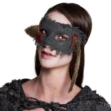 Halloween Masker Rat, Verzenden, Nieuw