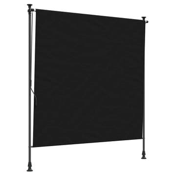 vidaXL Buitenzonwering Rolgordijn Zwart 150 x 270 cm, Tuin en Terras, Verzenden, Nieuw