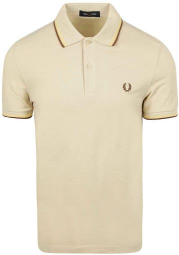 Fred Perry M3600 Polo Ecru Y56 maat Maat 52/54 (L) Heren, Vêtements | Hommes, Polos, Verzenden