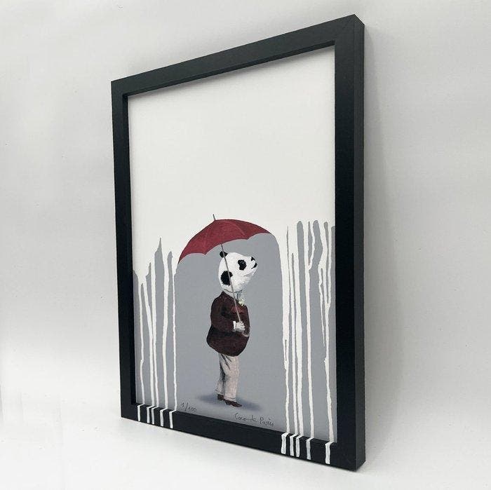Coco de Paris - Panda in the rain, Antiquités & Art, Art | Objets design