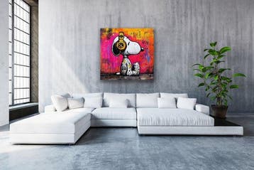 ERIC BRUMETTE - DJ SNOOPY SAVED MY LIFE 75 - Toile L -