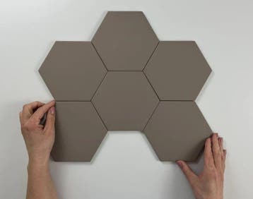 Vloertegel/Wandtegel Taupe 15x17cm (Muurtegels), Keramiek, Nieuw, Minder dan 20 cm, 10 m² of meer