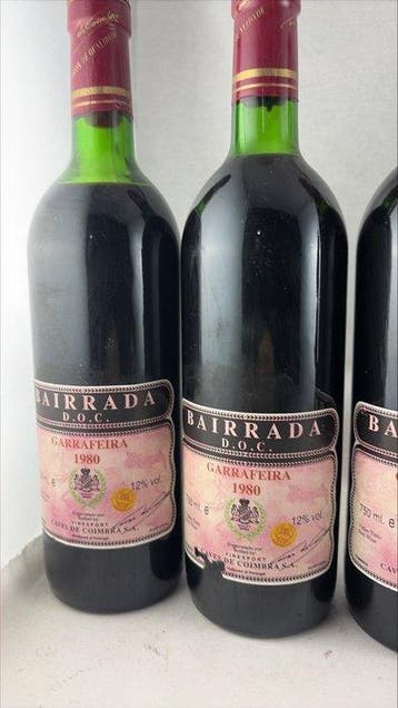 1980 Caves de Coimbra - Bairrada Garrafeira, DOC - 6, Verzamelen, Nieuw