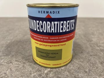 Veiling - Hermadix tuindecoratiebeits 750ml Primavera Verda, Nieuw